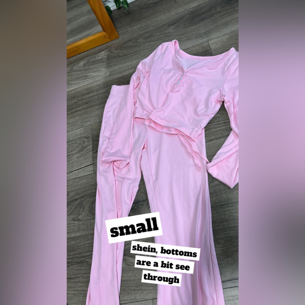 flare leggings and top set